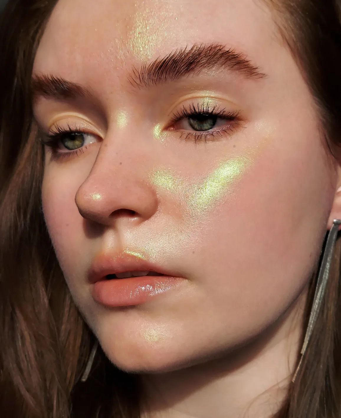 another shot of this glowy green look