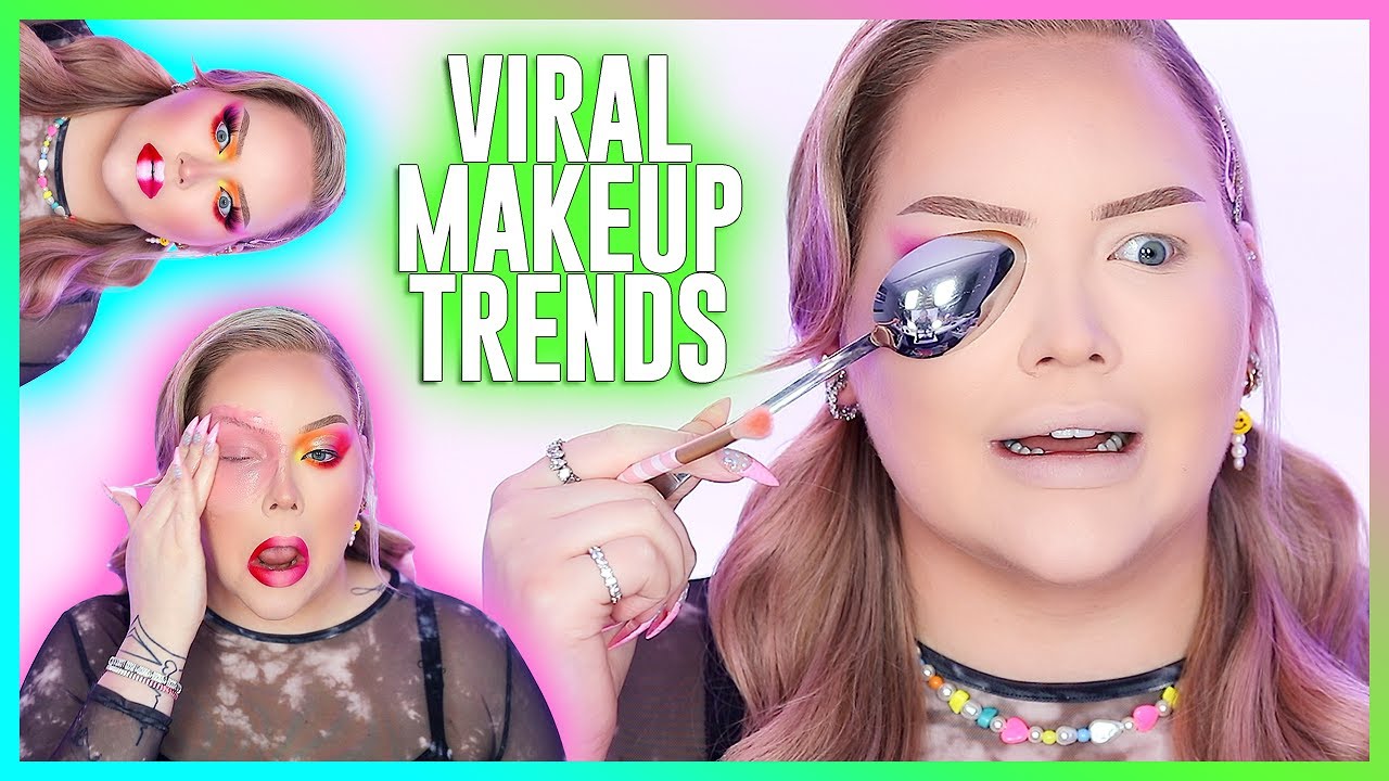 Full Face Of Viral Tiktok Makeup Trends Part 2! : Nikkietutorials