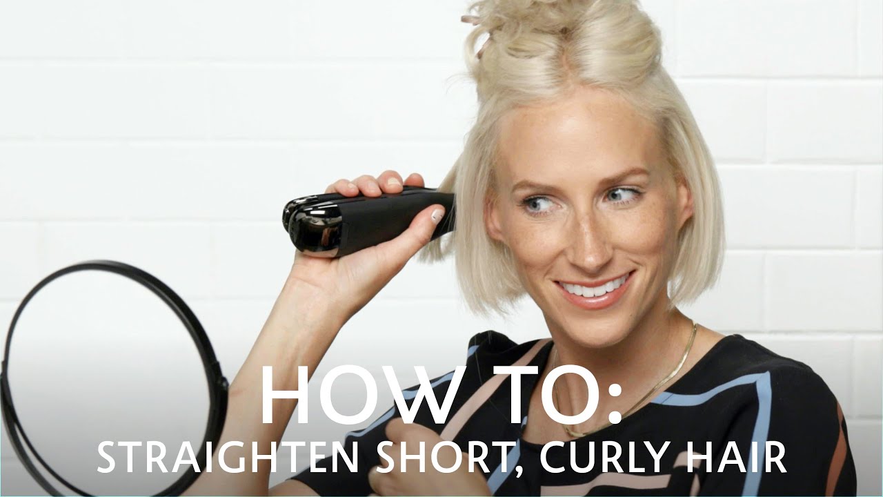 How To Straighten Short And Curly Hair: Sephora Routines + Rituals