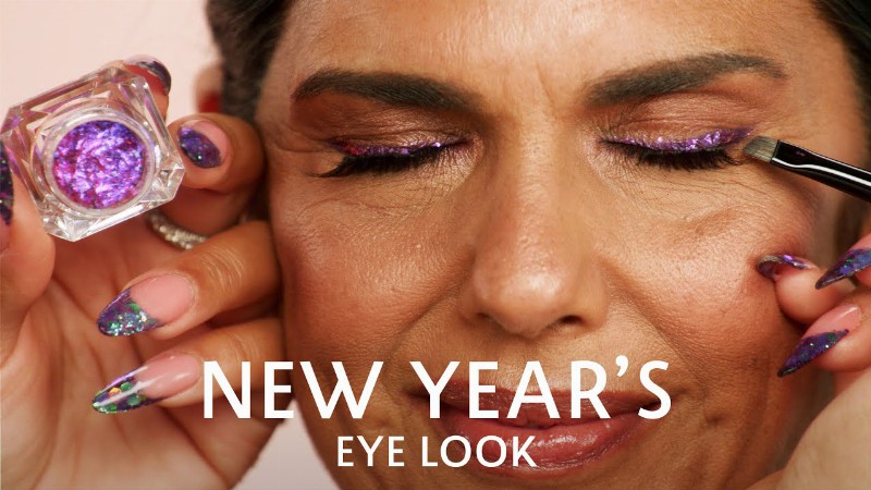 New Year’s Eve Chrome Eye Makeup Tutorial 2023 : Sephora